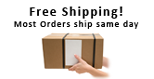 Most Orders Placed Before 12PM Ship Same Day!